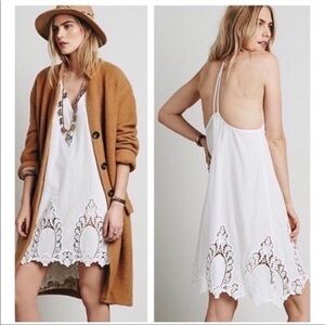 Free People Intimately Free People Easy Livin Slip Dress XSOversized Embroidered